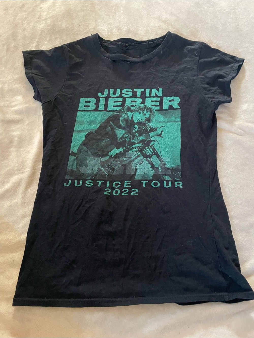 Justin Bieber Justice Tour 2022 Black Concert Graphic Tee